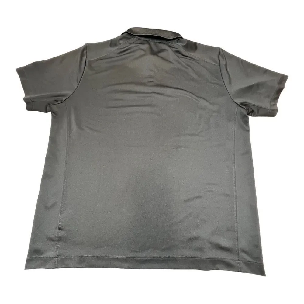 NIKE GOLF Dri Fit Men's BLACK SS Polo Shirt, Size XL - Picture 7 of 14